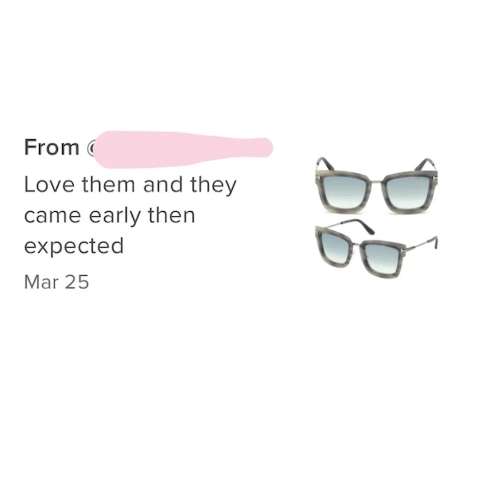 New Tom Ford Lara-02 Grey Square Sunglasses - Picture 9 of 16